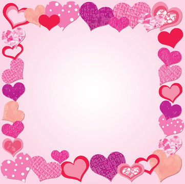 Valentine Day Pink框架