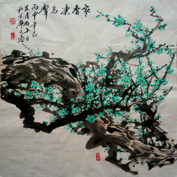 中國畫梅花