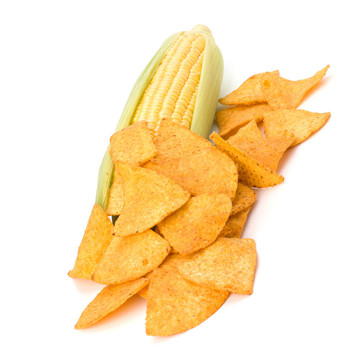 玉米棒和玉米片