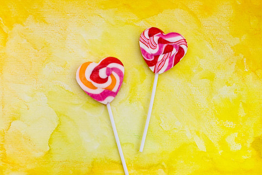 心形的Lollipop