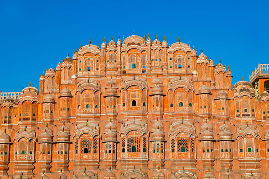 Hawa Mahal；風的宮殿；齋浦爾；拉賈斯坦；印度。