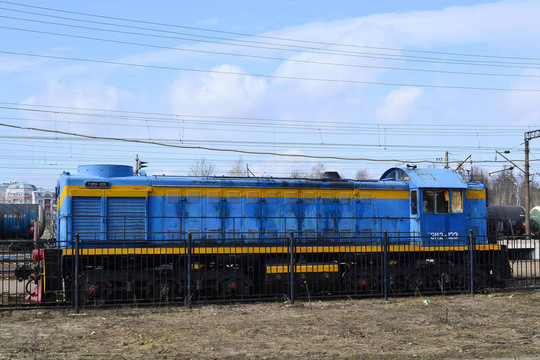 藍(lán)色的機車