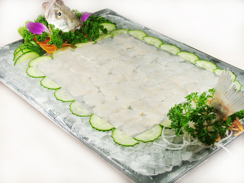 大鱸魚刺身