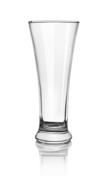 空啤酒杯。路徑