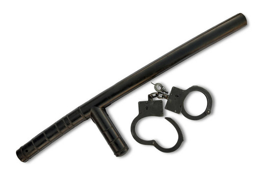 用手銬警棍