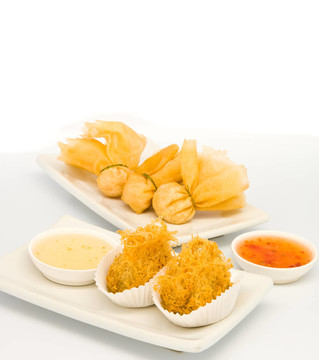點(diǎn)心餐廳的油炸食品