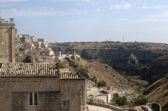 Matera（巴斯利卡塔大區(qū)；意大利）的老城區(qū)（Sassi）
