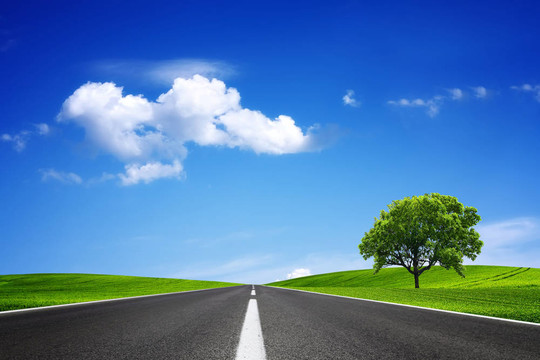 空蕩蕩的馬路