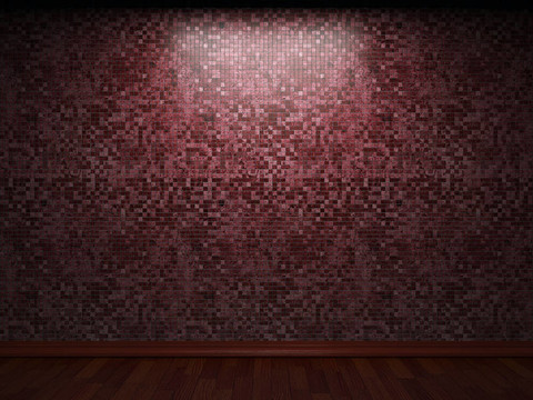 發(fā)光瓷磚墻