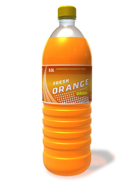 清爽的橙汁飲料