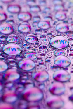 WWW的水珠