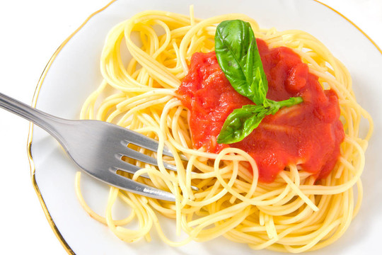 Spaghett和番茄醬