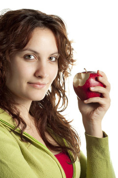 與Bitten Apple的女人