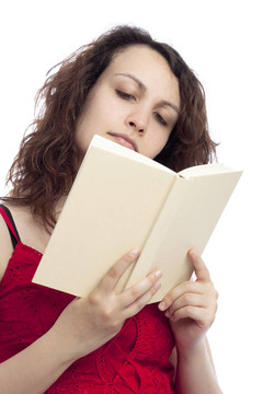 讀一本書的女人