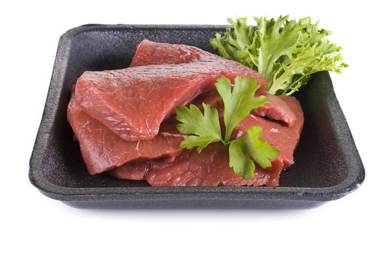 托盤中的牛肉煎牛排