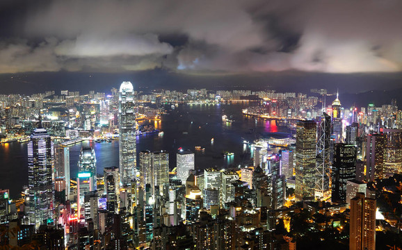 香港的夜晚