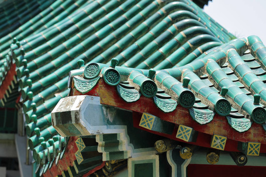中華寺的屋頂