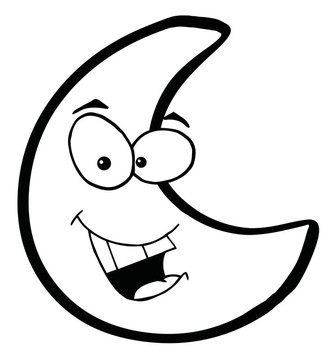 概述Moon Cartoon Character