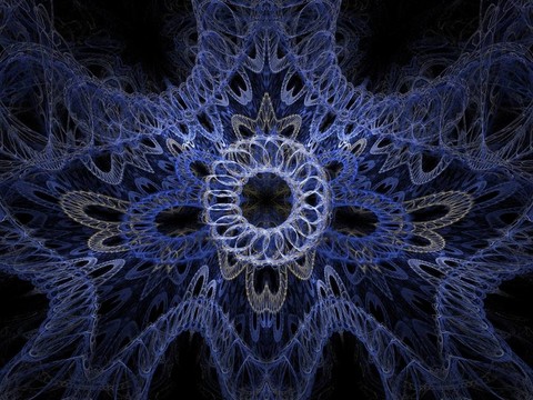 藍色圖案