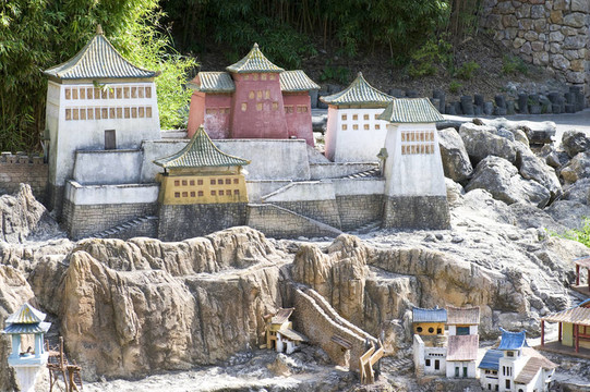 中國古代城市的微縮模型