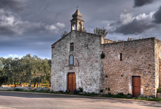 Madonna高林地教堂。Bitritto。Apulia。
