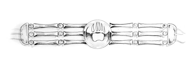 紋身藝術(shù)素描；Indian Bracelet