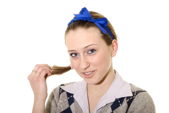 一個(gè)年輕女孩的肖像