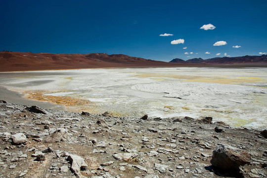 鹽湖Salar de Pujsa；智利