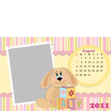 2011八月嬰兒月歷