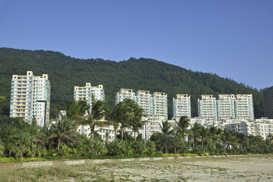 閘坡山前樓房