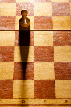 木制的棋子