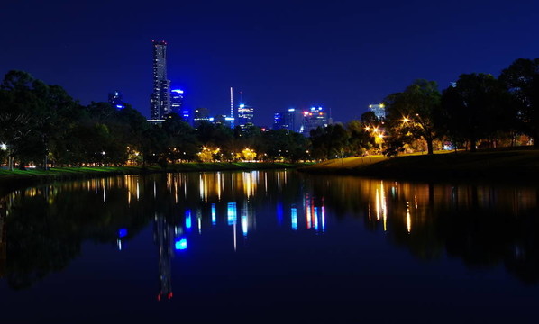 夜晚的城市