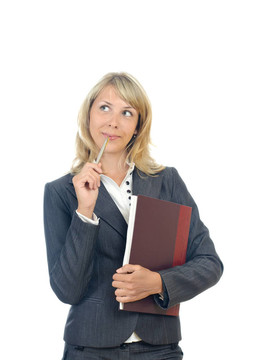企業(yè)經營思想的女人