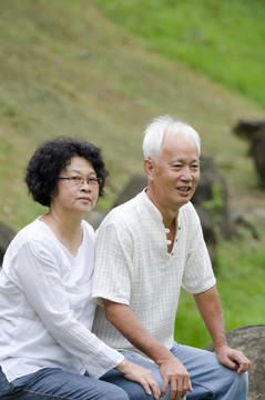 亞洲資深夫婦