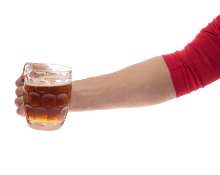 一品脫的啤酒