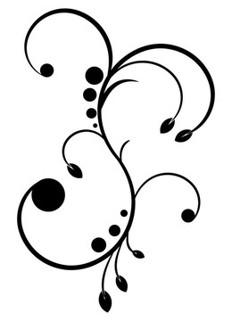 裝飾藝術(shù)的角落元素。