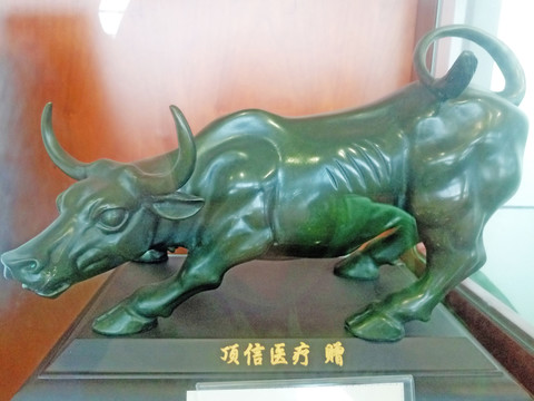 牛雕塑 銅牛 華爾街牛