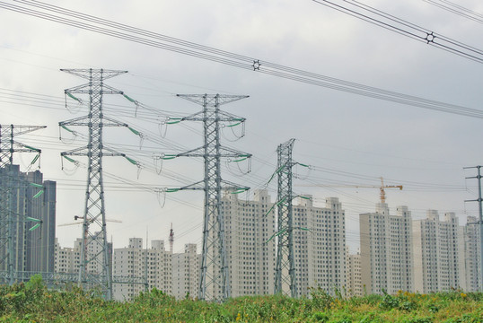 電力鐵塔 供電送電輸電 變電
