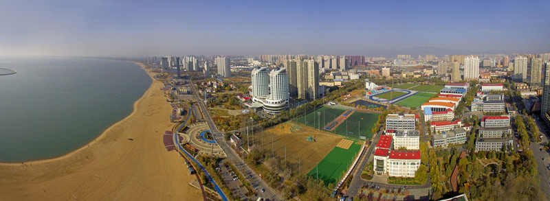 秦皇島西浴場全景圖