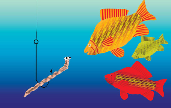 鯽魚(yú)和蠕蟲(chóng)