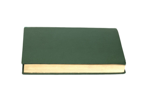 白色背景隔離綠皮書
