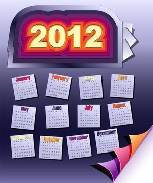 2012日歷