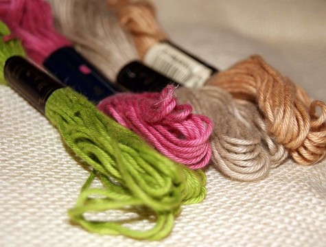 刺繡用羊毛紗