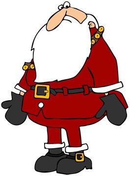 Santa驚恐