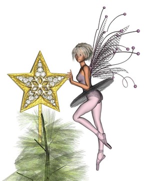 粉紅圣誕樹仙女- 2