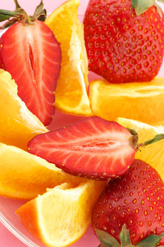 Strawberry和柑橘片