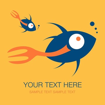 叉尾魚(yú)設(shè)計(jì)。