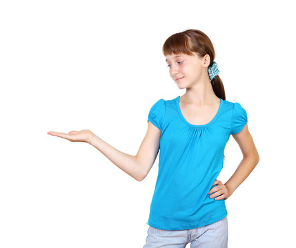 漂亮少女的肖像