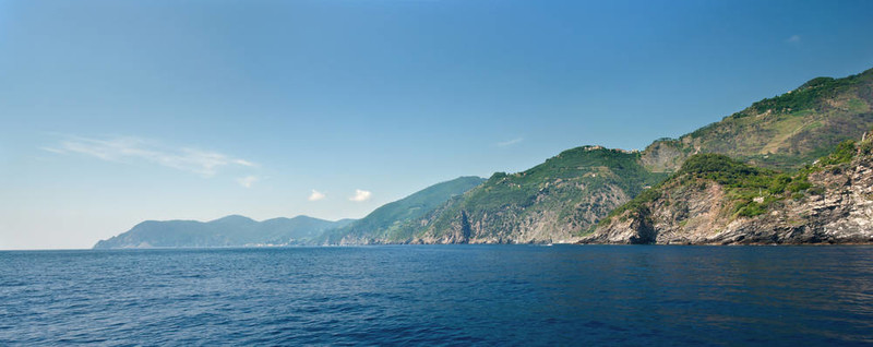 在山上的海岸