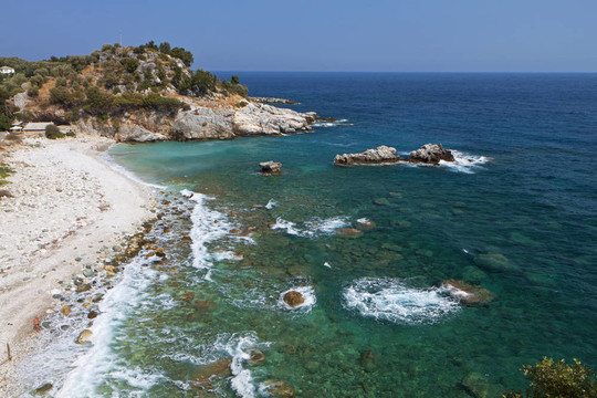 Picturesque Damouchari海灘